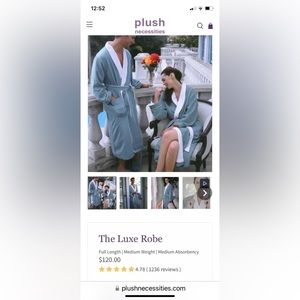 Plush Necessities Spa Robe